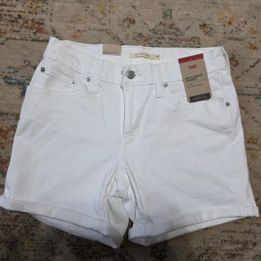 Levi's mid-length shorts